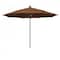 California Umbrella 11' Black Aluminum Market Patio Umbrella, Sunbrella Teak 194061333464 - alternate 1